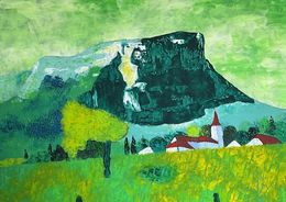 Painting, Granier vert, Eric Guillory
