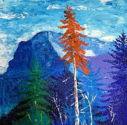 Painting, Granier bleu, Eric Guillory