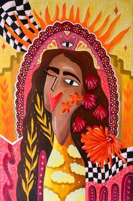 Peinture, The girl from Ipanema, Axelle Sodade