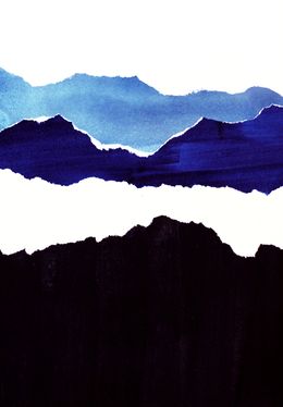 Peinture, Paysage montagne N°10, Aurélie Trabaud