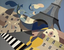 Painting, Parisian Dreams, Liana Ohanyan