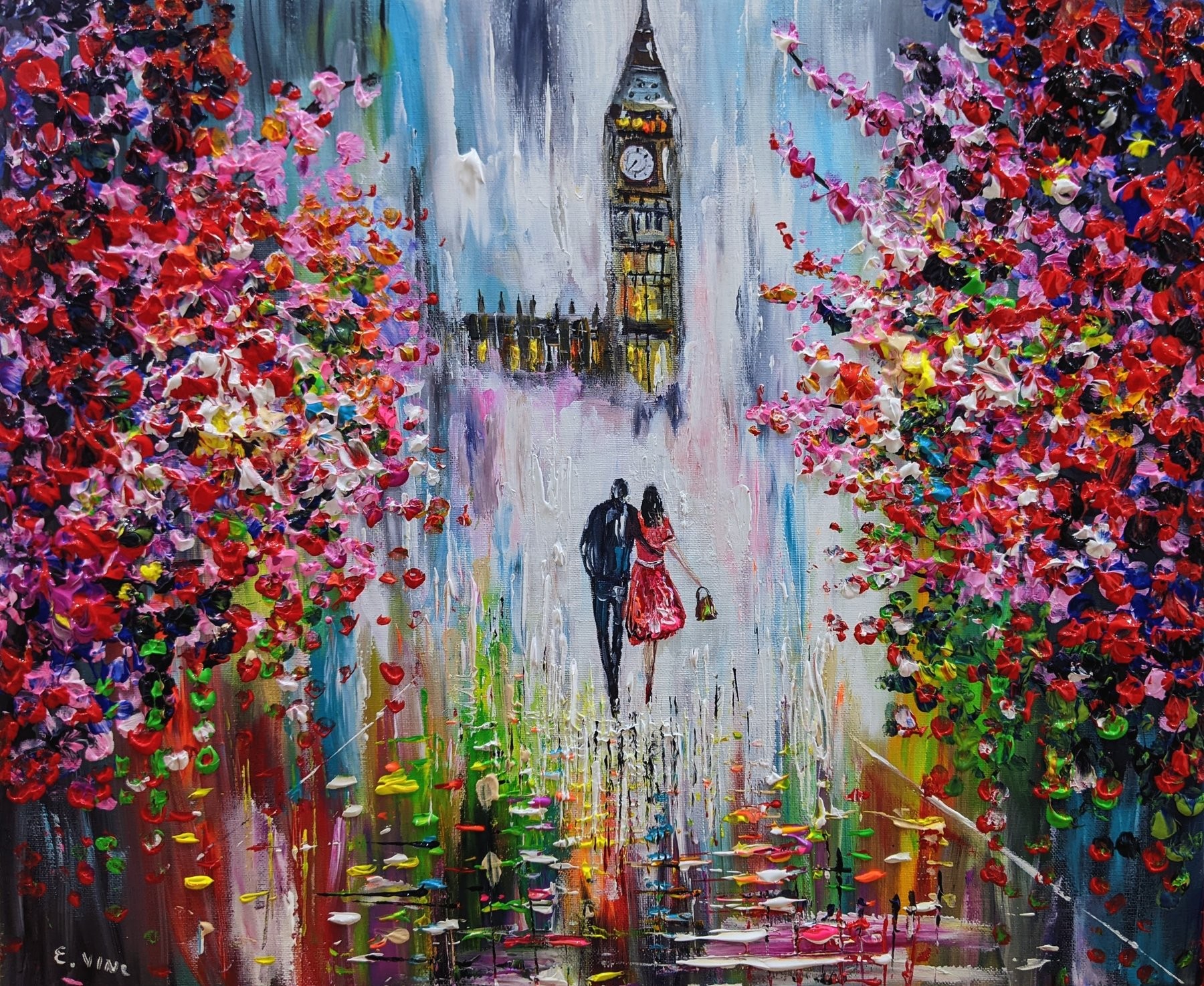 Evelina Vine, Spring walk in London Evelina Vine, Spring walk in London