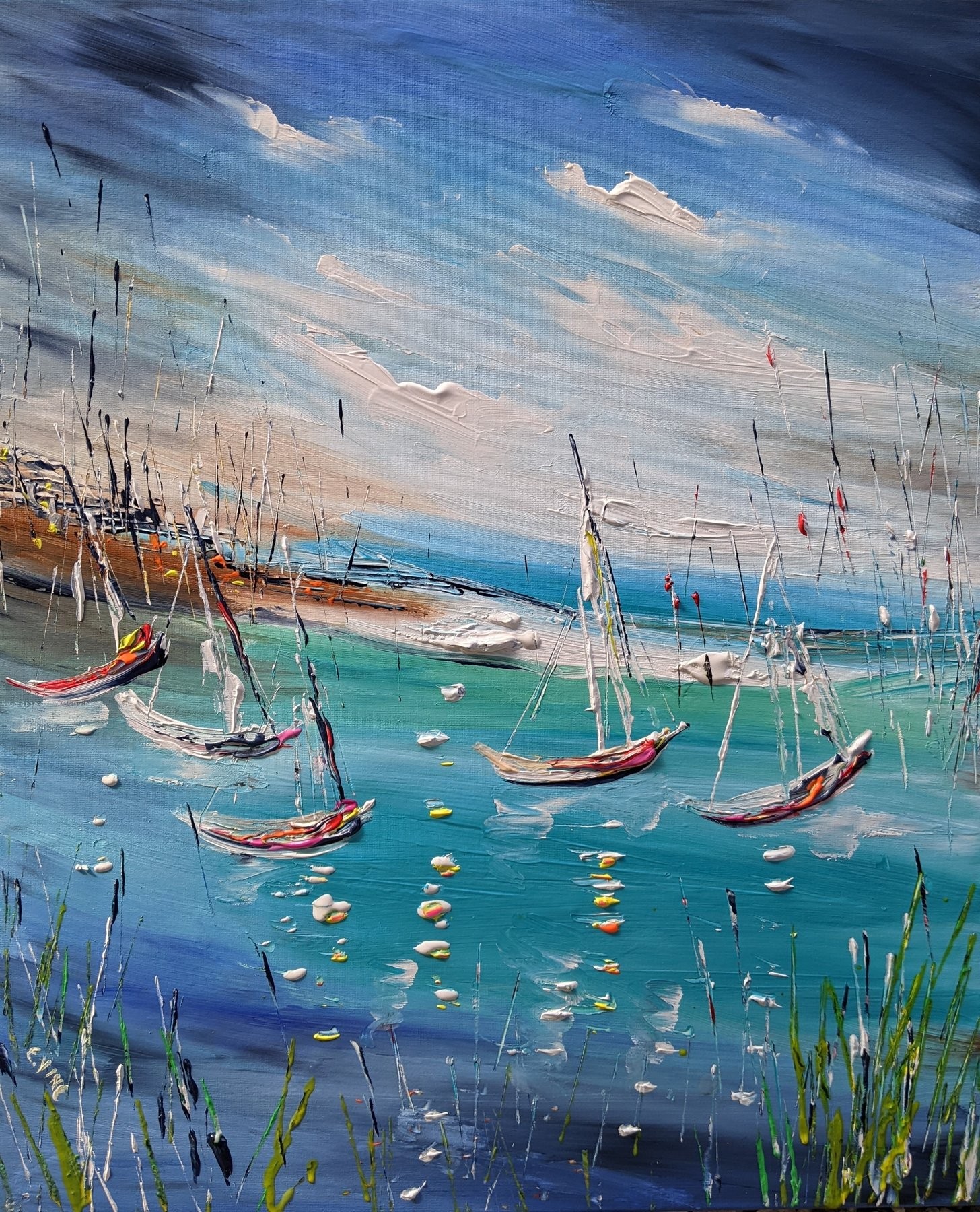 Evelina Vine, Abstract boats Evelina Vine, Abstract boats