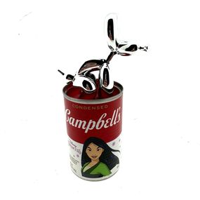 Escultura, Campbell soup x Balloon Dog (Silver), Koen Betjes