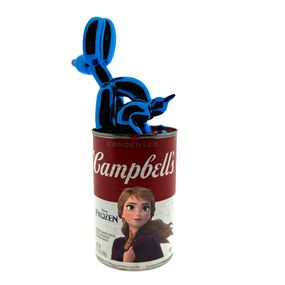 Sculpture, Campbell soup x Balloon Dog (Blue), Koen Betjes