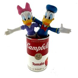 Sculpture, Campbell soup x Donald & Daisy Duck x PopArt, Koen Betjes