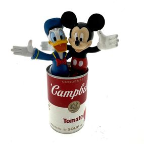 Sculpture, Campbell soup x Donald & Mickey x PopArt, Koen Betjes