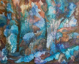 Peinture, Fairytale forest, Nadezda Stupina