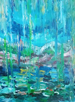 Gemälde, Light on water lilies, Natalya Mougenot