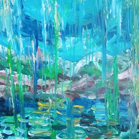 Gemälde, Light on water lilies, Natalya Mougenot