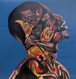Painting, All in My Head, Michael Adetula