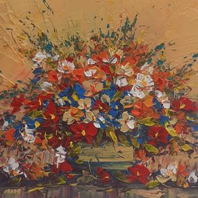 Gemälde, Bouquet 211, Janusz Kik