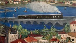 Painting, Train, Tsisia Kiladze