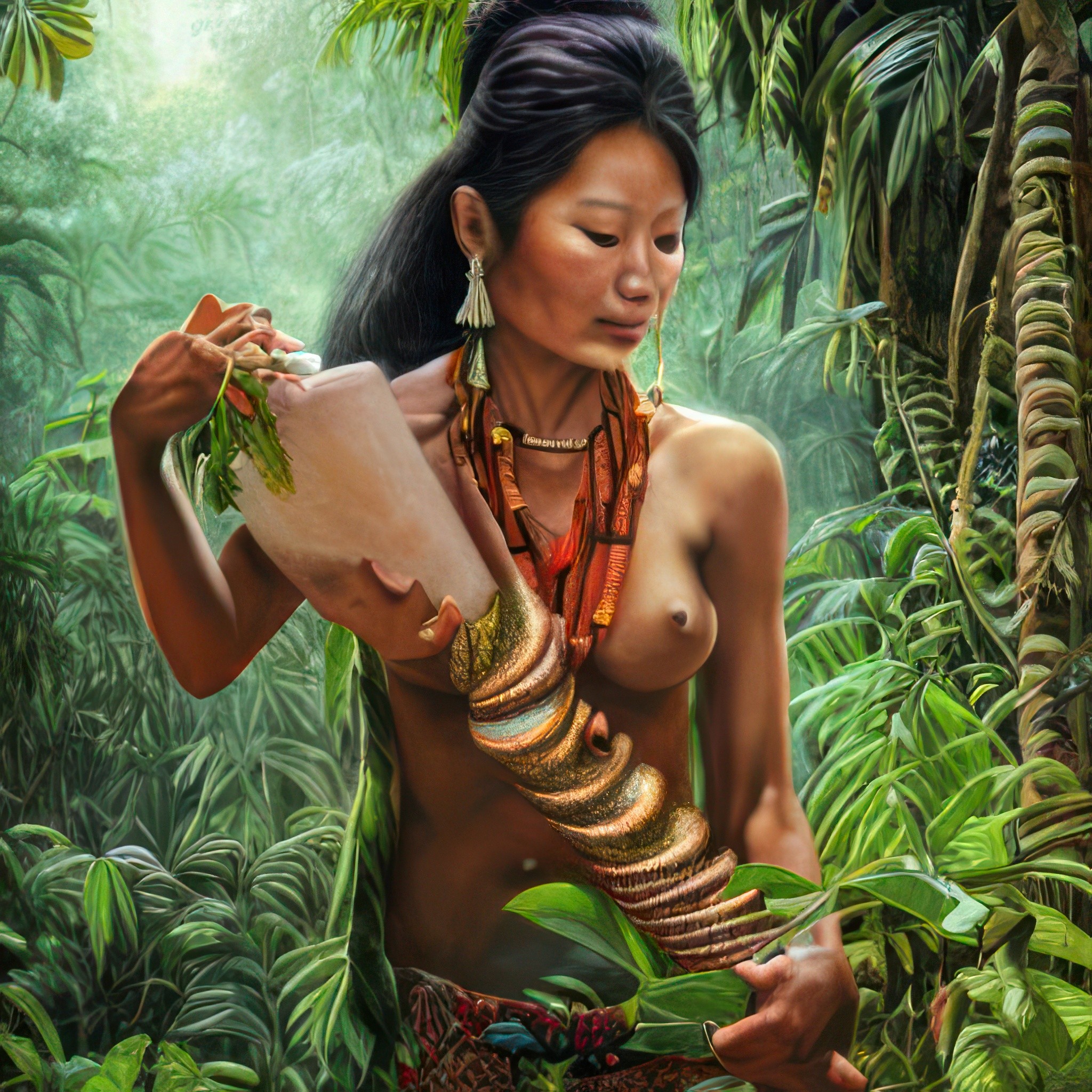 The opium smoking white elephant, Aus der Serie: Mystische Thai-Visionen: Heilige Pilze und Blumen (5) The opium smoking white elephant, Aus der Serie: Mystische Thai-Visionen: Heilige Pilze und Blumen (5)