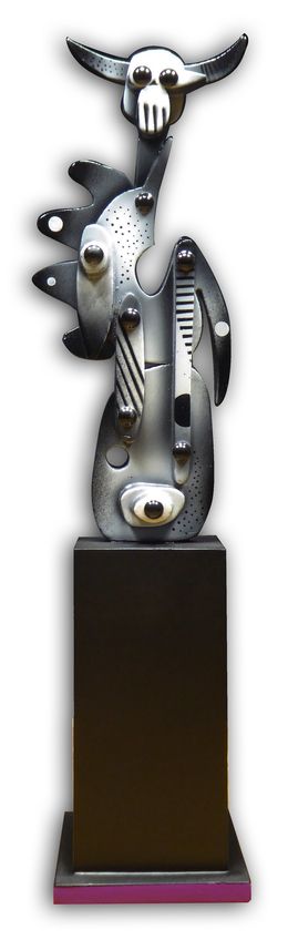 Sculpture, Totem shinigami, Thierry Corpet