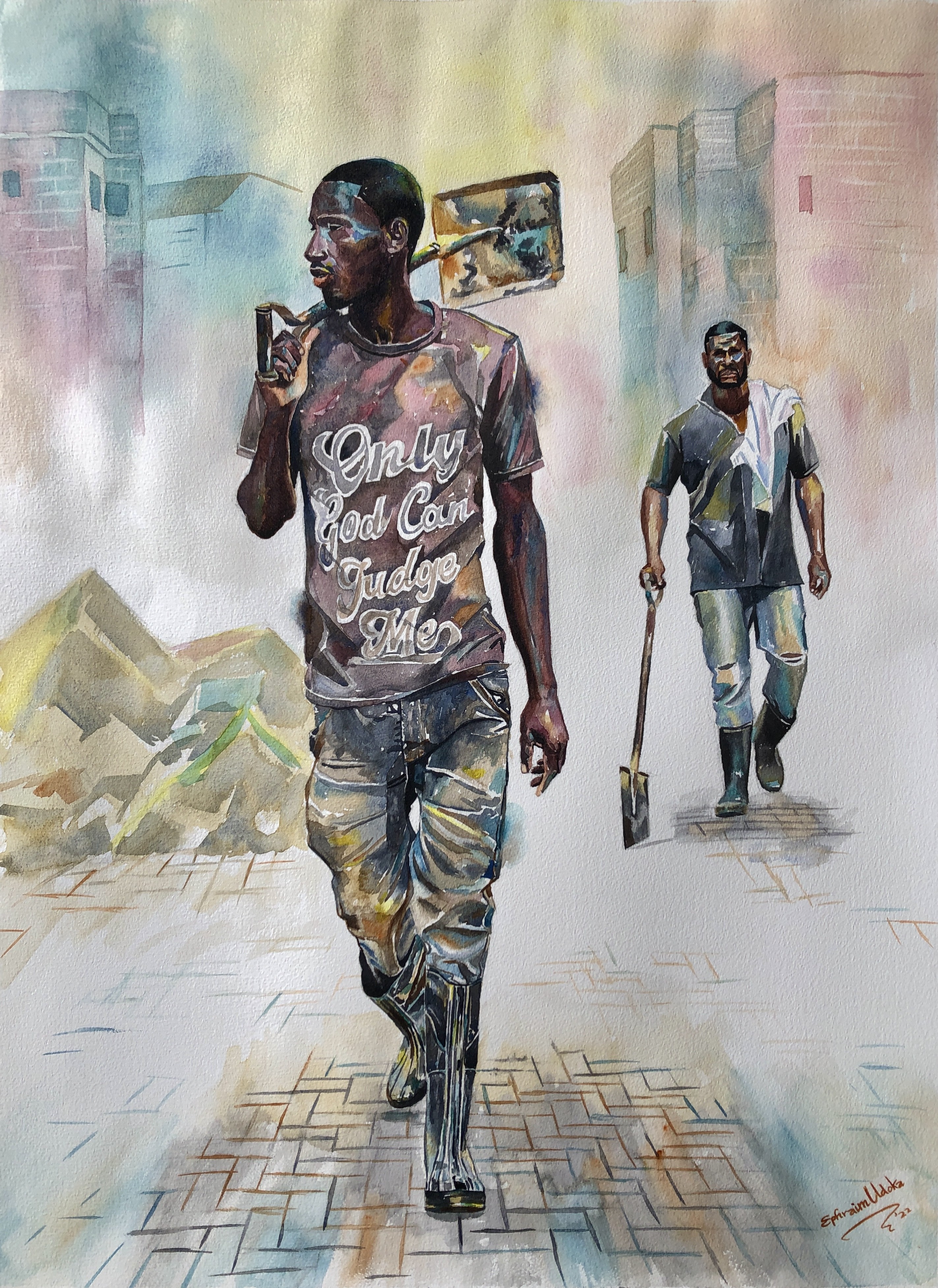 Ephraim Udoka, Walking Tall (Respect) Ephraim Udoka, Walking Tall (Respect)