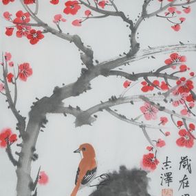 Painting, Red Plum, Zhize Lv