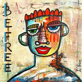 Painting, Be Free, Martine Le Bidan