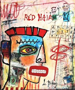 Painting, Red Hair, Martine Le Bidan