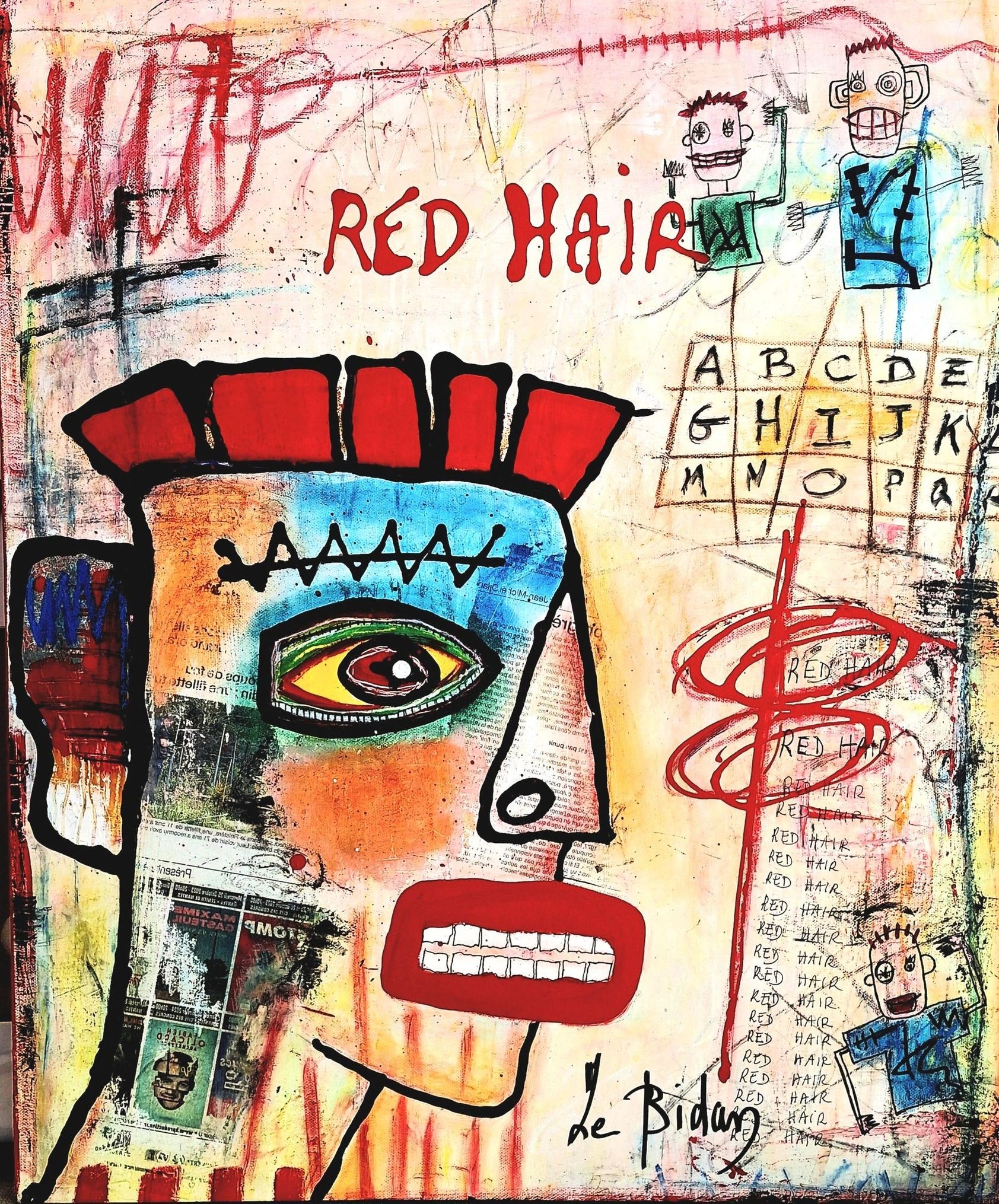 Martine Le Bidan, Red Hair Martine Le Bidan, Red Hair