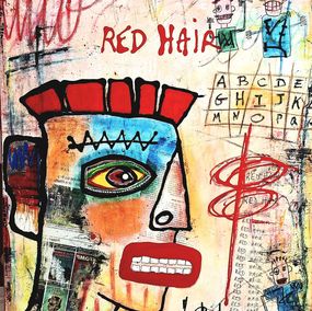 Peinture, Red Hair, Martine Le Bidan