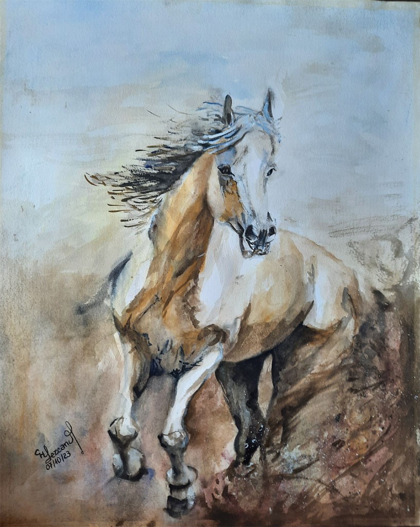 Carlos Hugo Lezcano, Caballo galopando Carlos Hugo Lezcano, Caballo galopando