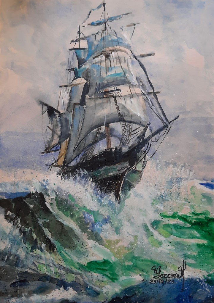 Carlos Hugo Lezcano, Fragata y tempestad Carlos Hugo Lezcano, Fragata y tempestad