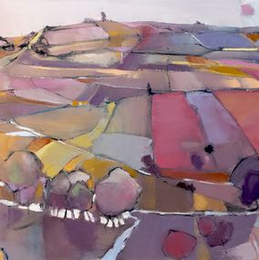Peinture, Pink Cloud - Paysage et couleurs, Didier Caudron