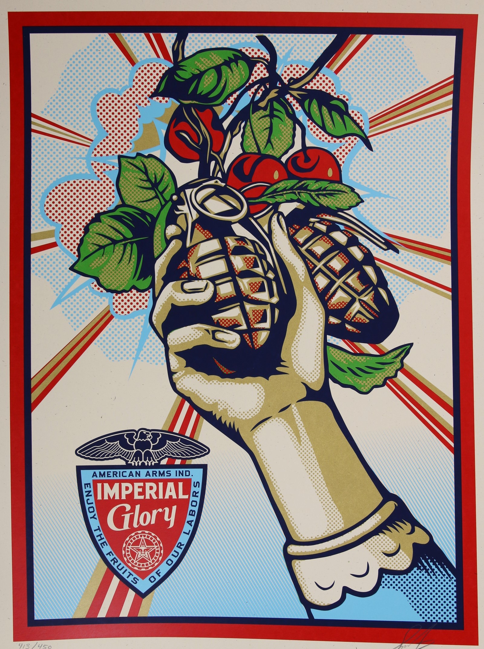 Shepard Fairey (Obey), Imperial Glory Shepard Fairey (Obey), Imperial Glory