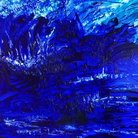 Peinture, Forêt  bleue de Klein, Cléa-Chantal Léandri