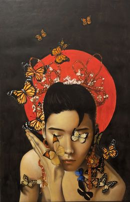 Gemälde, The Asian Boy, Nopparat Kongyoung