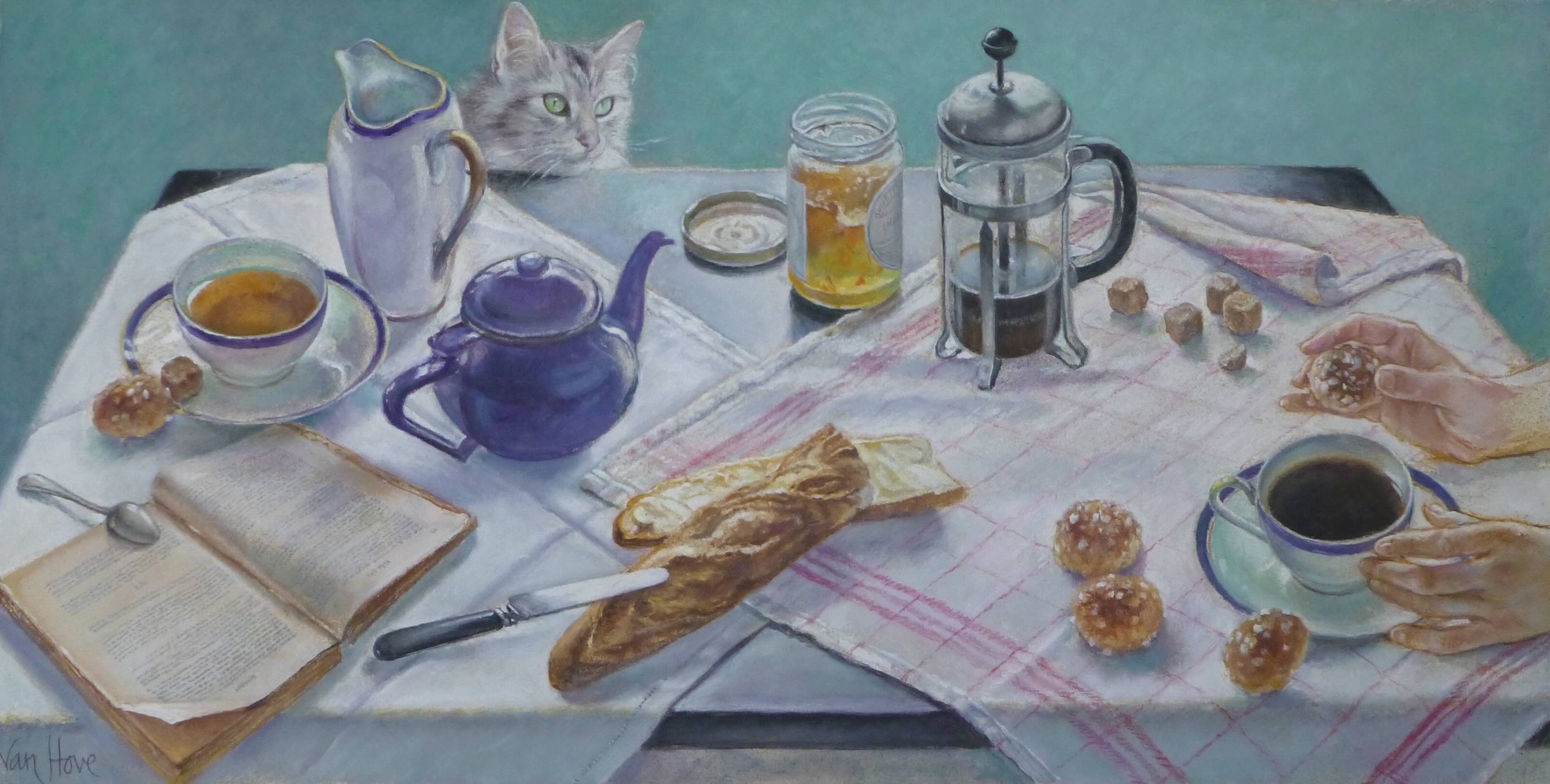Francine Van Hove, Chat gourmand Francine Van Hove, Chat gourmand