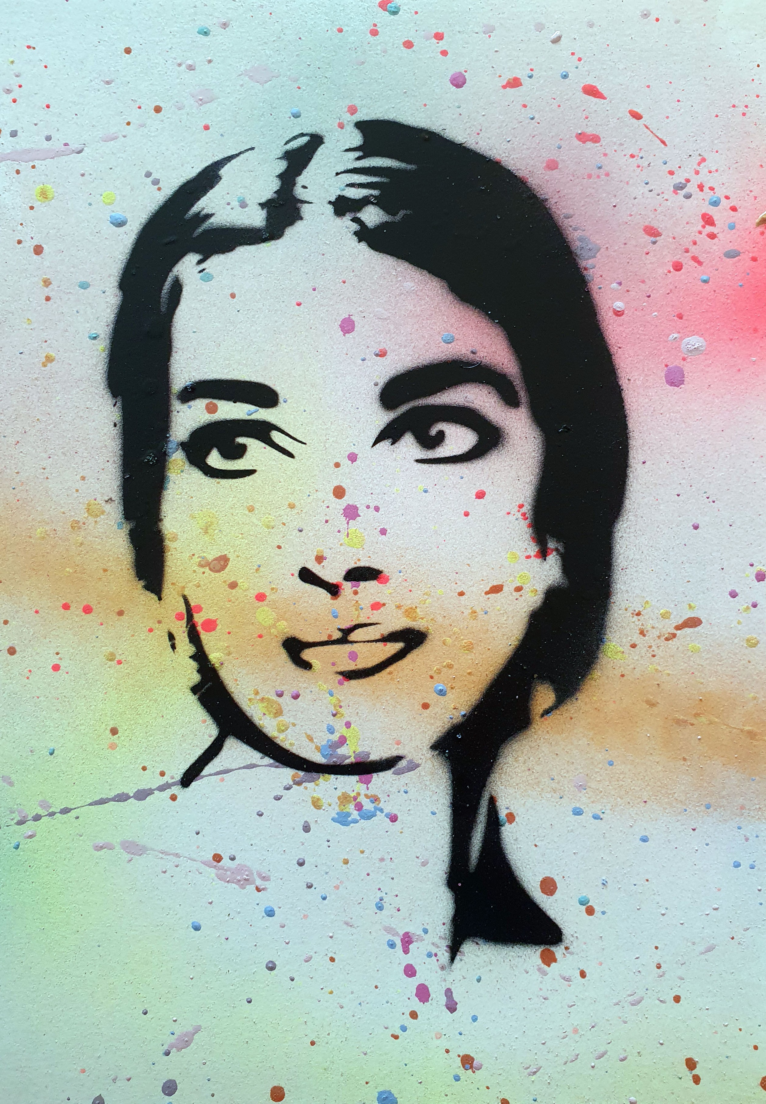 Spaco, Maria Callas pochoir Spaco, Maria Callas pochoir
