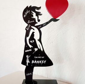 Escultura, Banksywood xl Banksy heart, Ravi