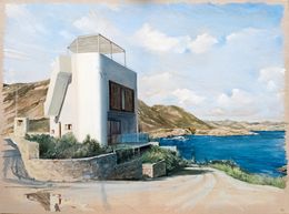 Gemälde, Villa moderniste Balion - Crète (1), Thierry Machuron