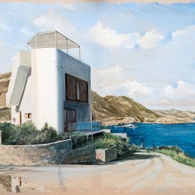 Peinture, Villa moderniste Balion - Crète, Thierry Machuron