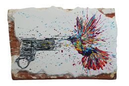 Peinture, L'oiseau au pistolet, Flow