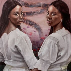 Painting, Unfurling the Past, Afolayan Emmanuel