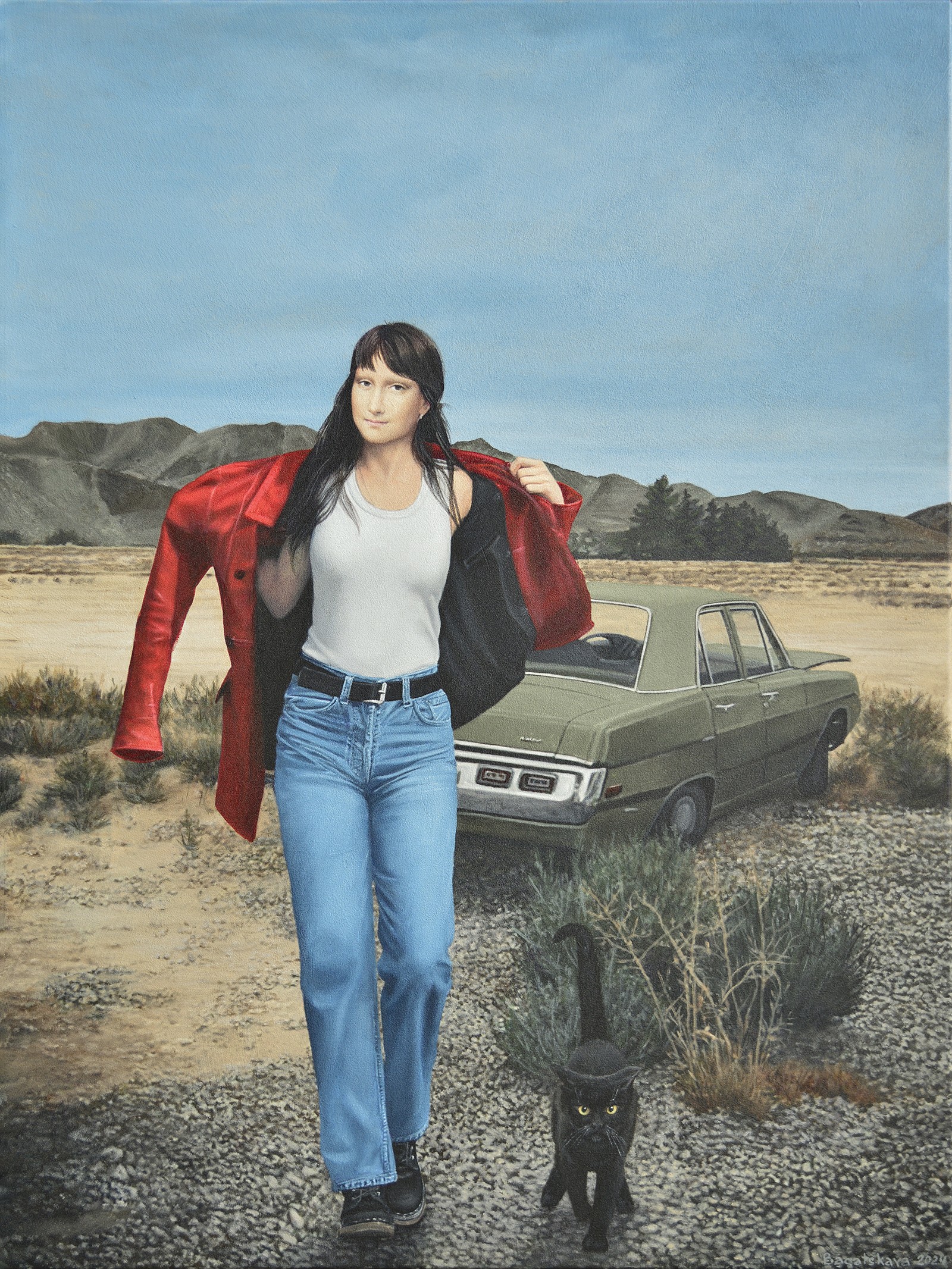 Nataliya Bagatskaya, Contemporary portrait - Keep Going on Foot Nataliya Bagatskaya, Contemporary portrait - Keep Going on Foot
