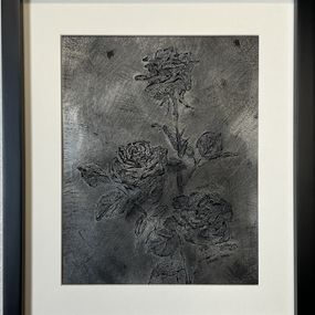 Painting, Silver Roses, Irena Tone