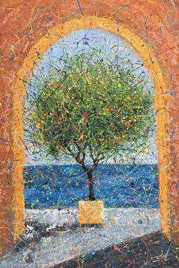 Pintura, Orange tree, Nadine Antoniuk