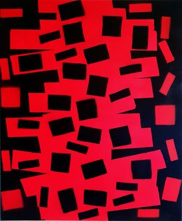 Painting, Tetris rouge et Noir, Hayvon