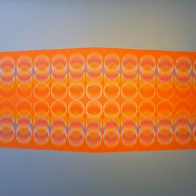 Gemälde, Optical orange, Romano Zanotti