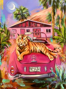 Painting, Welcome To The Jungle!, Yasna Godovanik