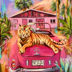 Painting, Welcome To The Jungle!, Yasna Godovanik