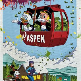 Edición, Aspen Snow Day (Hand Finished - Purple), Alec Monopoly