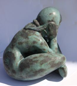 Sculpture, Femme pensive, Changzheng Zhu