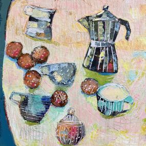 Painting, Coffee and Biscuits, Ania Pieniazek