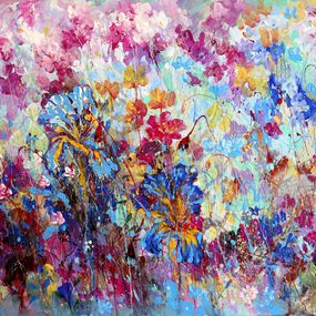 Painting, Blue Irises, Rakhmet Redzhepov (Ramzi)