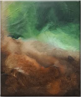 Painting, Green shadow, Catrine Lindström